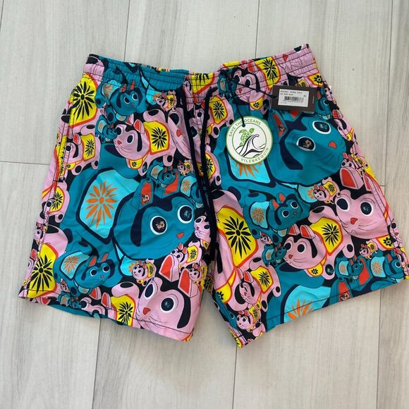 Vilebrequin Mens Swim Shorts Maneki-Neko RARE NWT - Picture 3 of 7